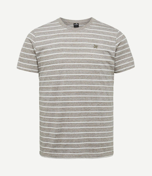 T-shirt strepen bruin