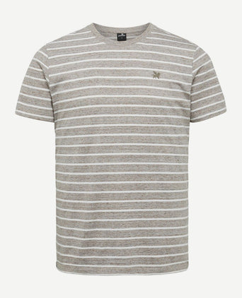 T-shirt strepen bruin