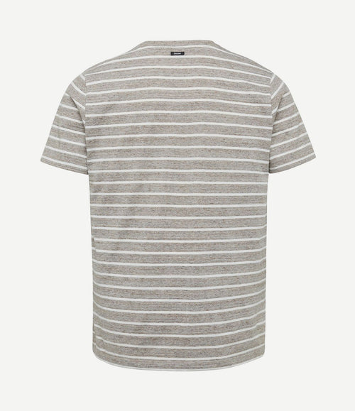 T-shirt strepen bruin