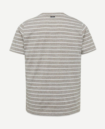 T-shirt strepen bruin