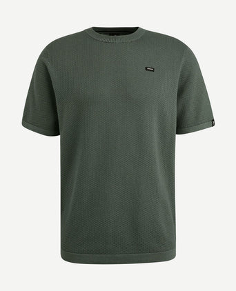 T-shirt structuur groen
