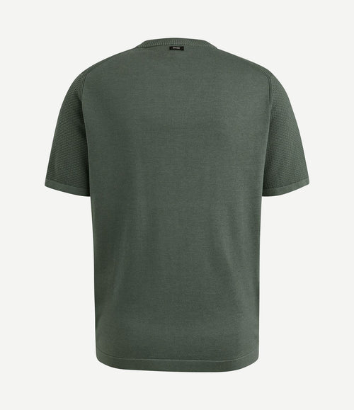 T-shirt structuur groen