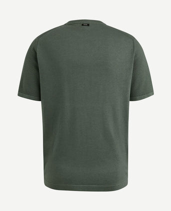 T-shirt structuur groen