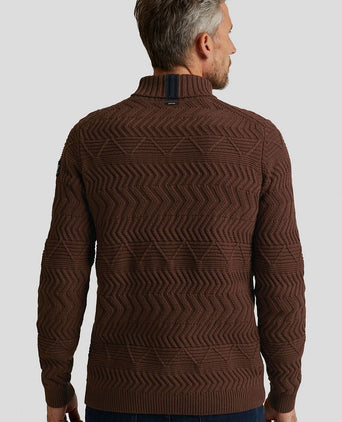 Knitted coltrui bruin