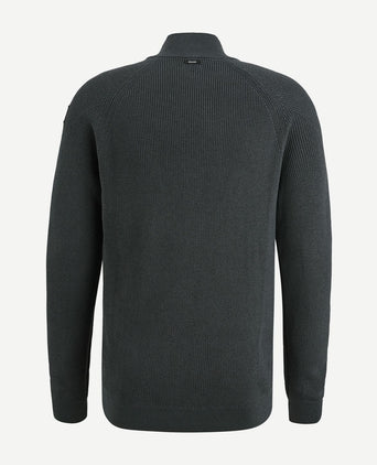 Vanguard trui halve rits antraciet | Regular-fit