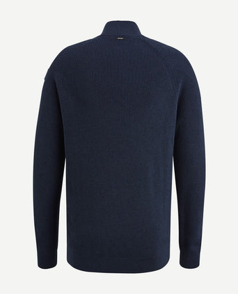 Vanguard trui halve rits donkerblauw | Regular-fit
