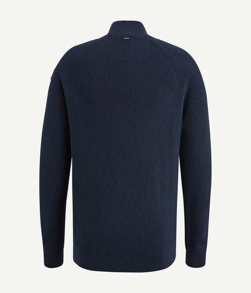 Vanguard trui halve rits donkerblauw | Regular-fit