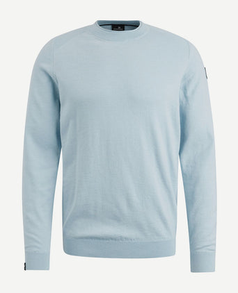 Vanguard trui slubs lichtblauw | Regular-fit