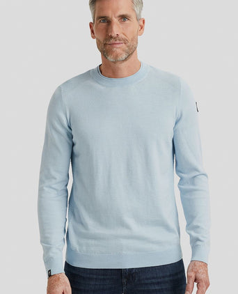 Vanguard trui slubs lichtblauw | Regular-fit