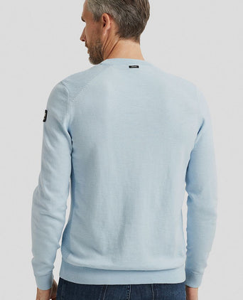 Vanguard trui slubs lichtblauw | Regular-fit
