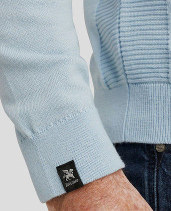 Vanguard trui slubs lichtblauw | Regular-fit