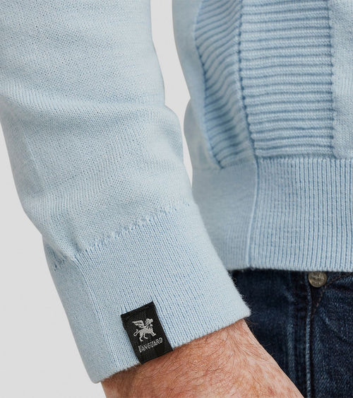 Vanguard trui slubs lichtblauw | Regular-fit