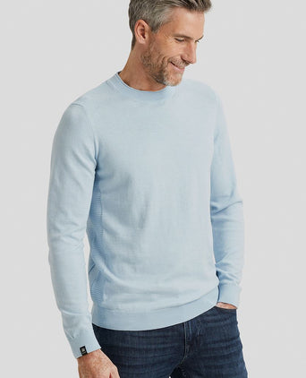 Vanguard trui slubs lichtblauw | Regular-fit