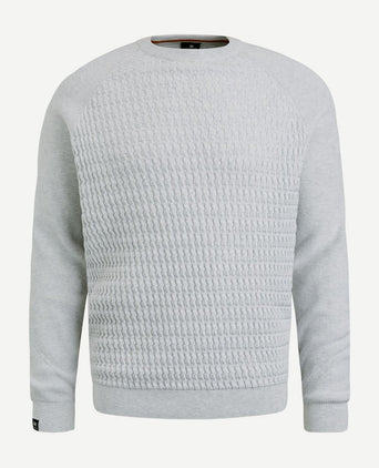 Vanguard trui structuur grijs