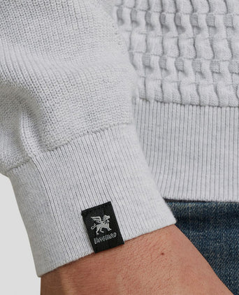 Vanguard trui structuur grijs