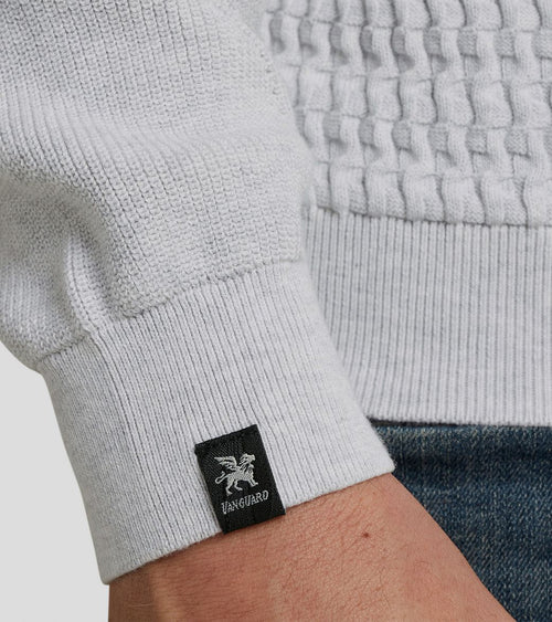 Vanguard trui structuur grijs