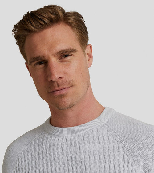 Vanguard trui structuur grijs