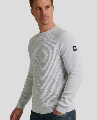 Vanguard trui structuur grijs
