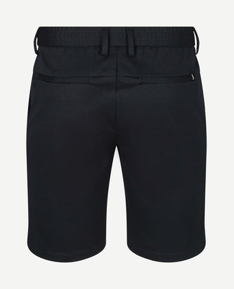 V11 short piqué donkerblauw