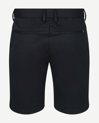 V11 short piqué donkerblauw