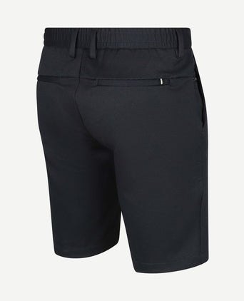 V11 short piqué donkerblauw