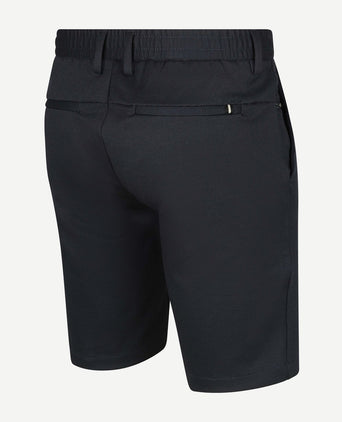 V11 short piqué donkerblauw