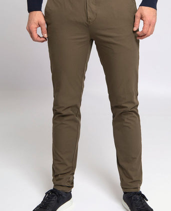 Vanguard v12 chino khaki bruin | Slim-fit