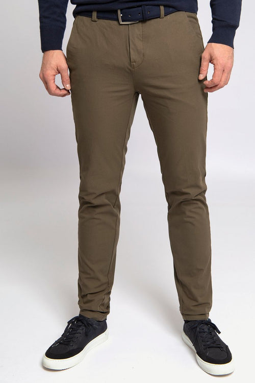 Vanguard v12 chino khaki bruin | Slim-fit