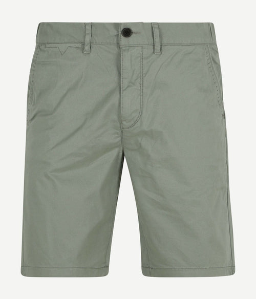 Vanguard v65 short fine twill lichtgroen | Slim-fit