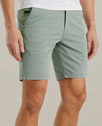 Vanguard v65 short fine twill lichtgroen | Slim-fit