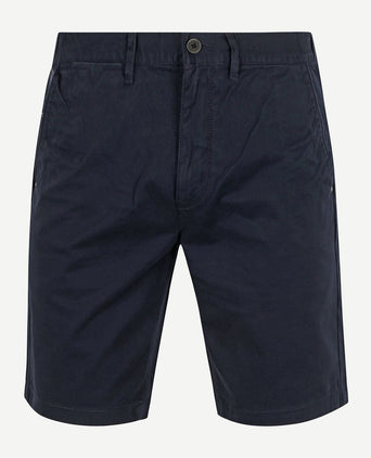 V65 short fine twill donkerblauw