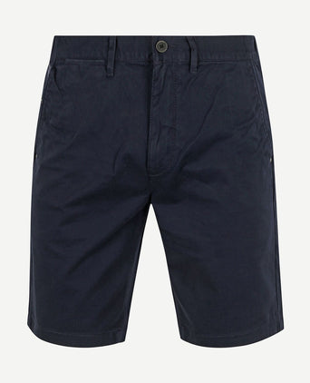 V65 short fine twill donkerblauw
