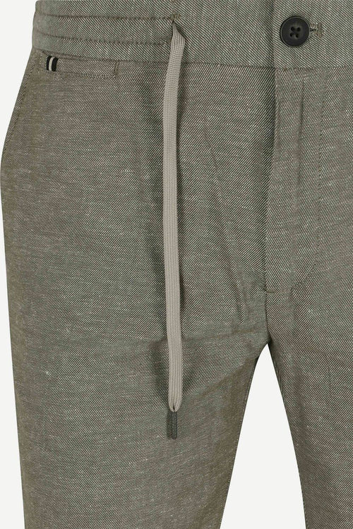 Vanguard v65 short linnen lichtgroen | Slim-fit