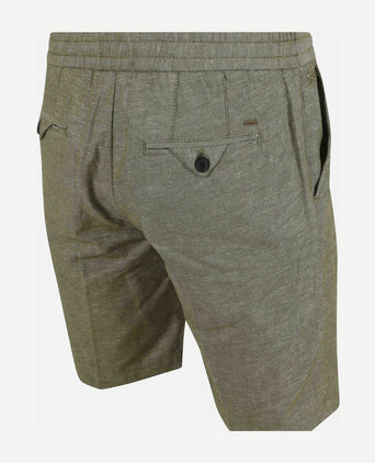 Vanguard v65 short linnen lichtgroen | Slim-fit