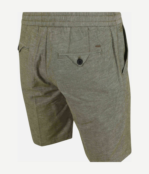 Vanguard v65 short linnen lichtgroen | Slim-fit