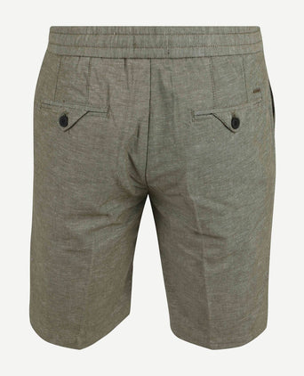 Vanguard v65 short linnen lichtgroen | Slim-fit