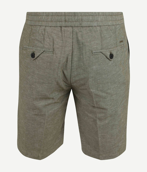 Vanguard v65 short linnen lichtgroen | Slim-fit