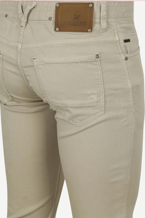 Vanguard v850 rider colored five pocket greige | Slim-fit