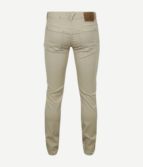 Vanguard v850 rider colored five pocket greige | Slim-fit