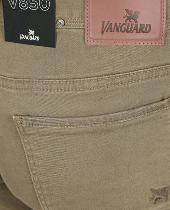 Vanguard v850 rider jeans khaki | Slim-fit