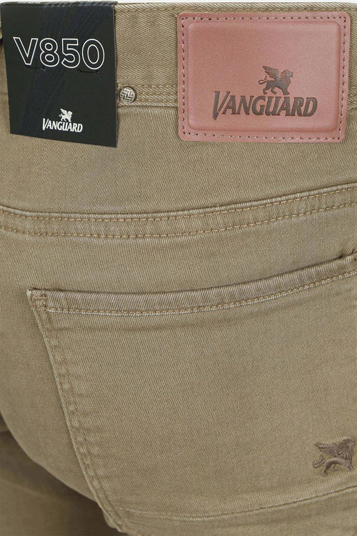 Vanguard v850 rider jeans khaki | Slim-fit