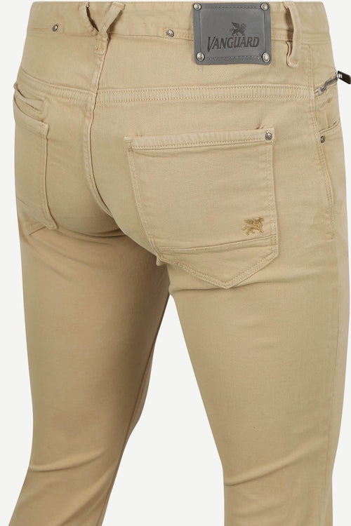 Vanguard v850 rider jeans khaki | Slim-fit