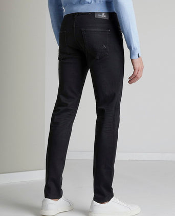 Vanguard v850 rider jeans zwart cbd | Slim-fit