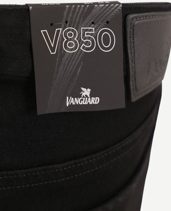 Vanguard v850 rider jeans zwart cbd | Slim-fit