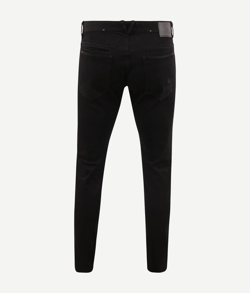 Vanguard v850 rider jeans zwart cbd | Slim-fit