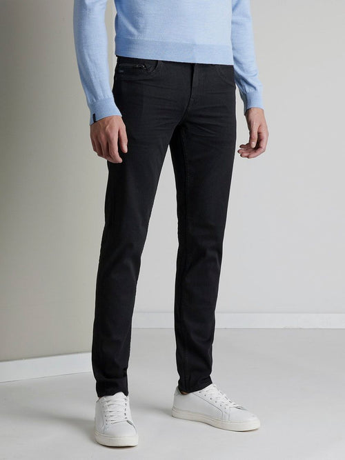 Vanguard v850 rider jeans zwart cbd | Slim-fit