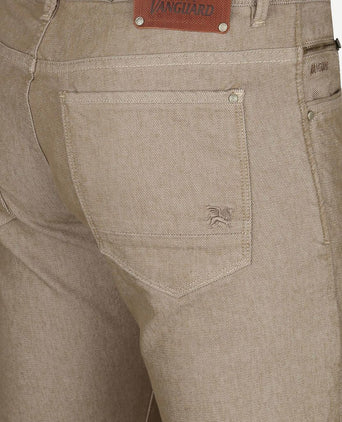 Vanguard v850 rider two tone broek beige | Slim-fit