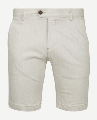 V9 chino short ecru