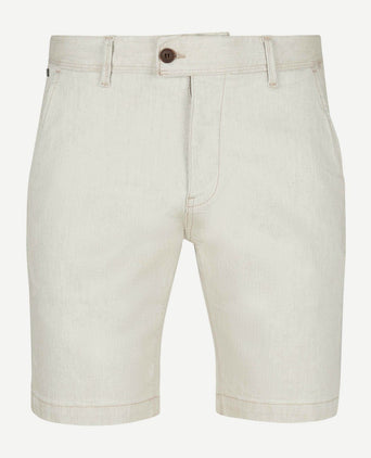 V9 chino short ecru