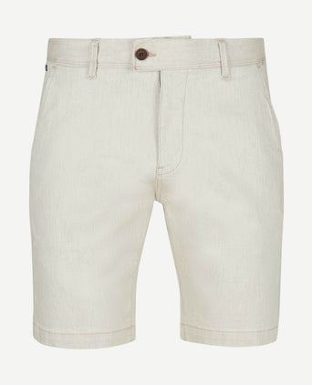 V9 chino short ecru